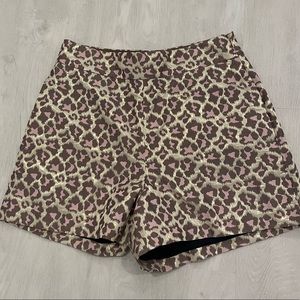 NWT J.Crew Leopard Shorts